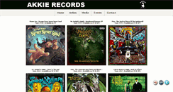 Desktop Screenshot of akkierecords.com